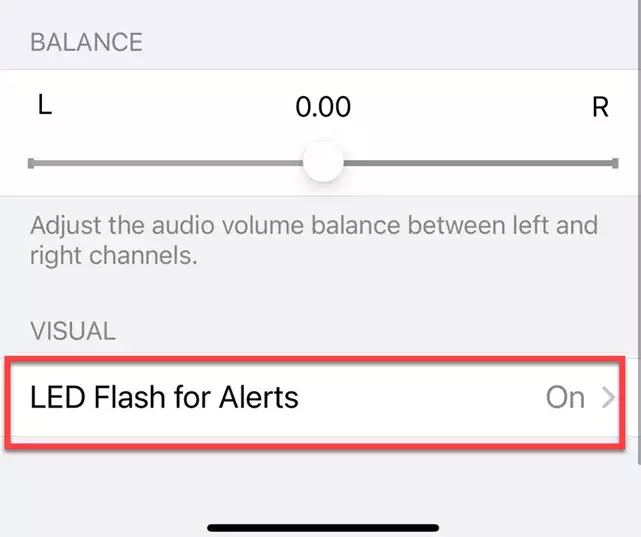 Select LED Flash For Alerts