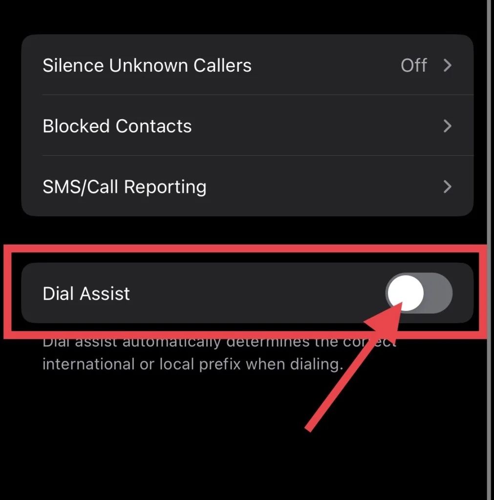 Then turn off "Dial Assist"