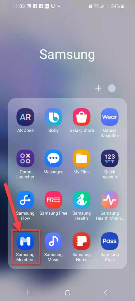 Samsung Members app