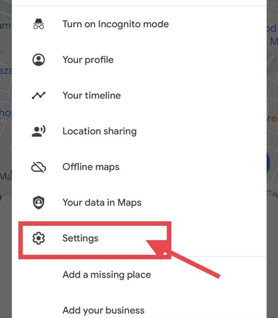 Go to "Settings"