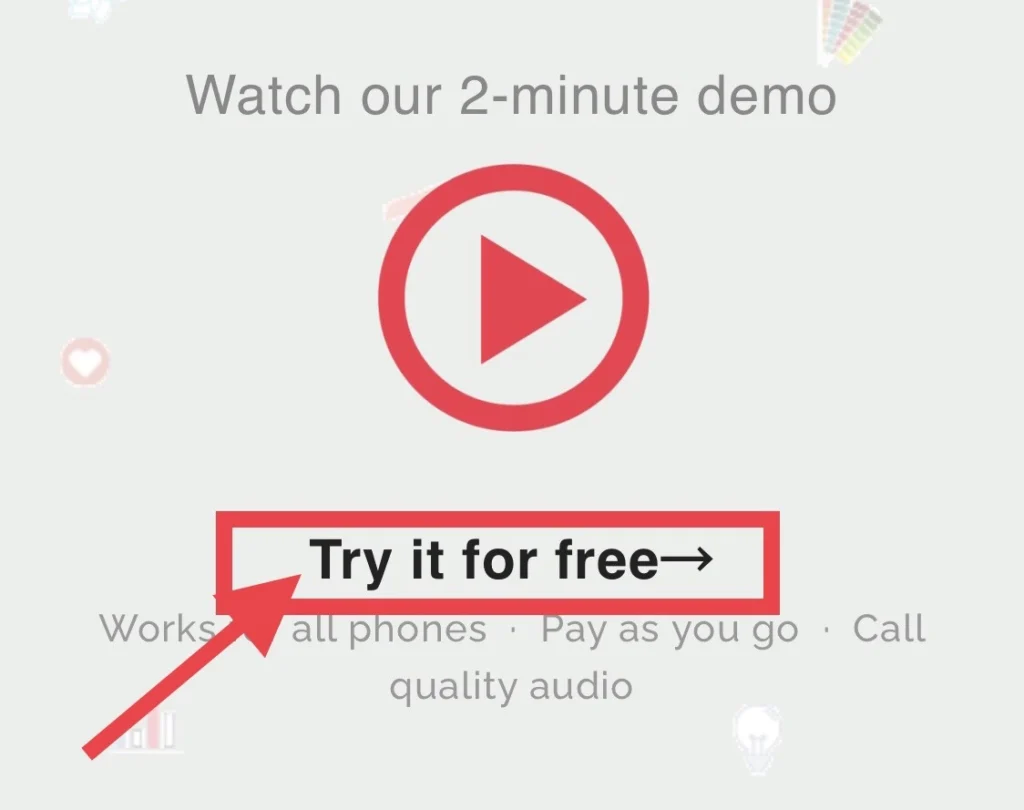 Then tap on the "Try for Free" option.