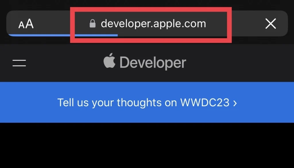 Go to Apple Developer websiite.