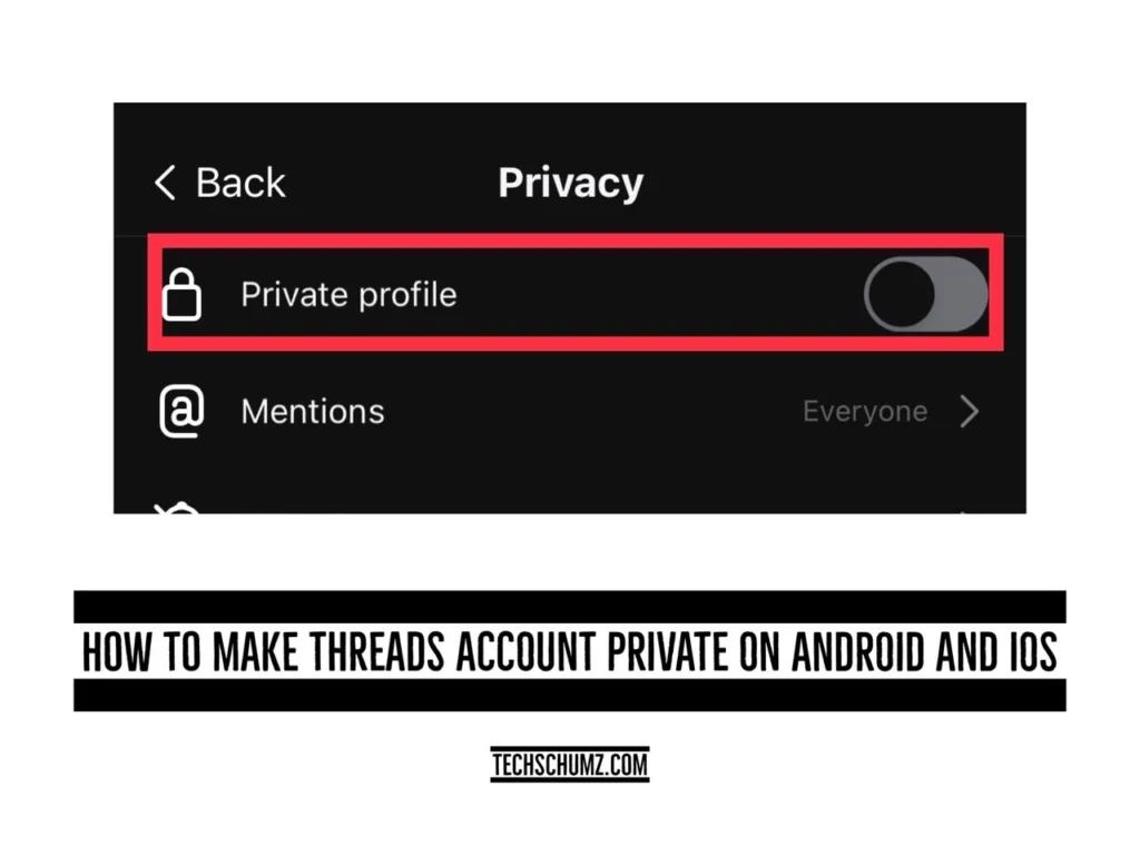 Make your THreads account Private How To Make Threads Account Private on Android and iOS