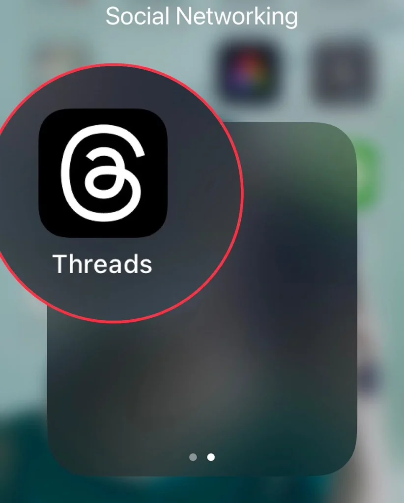 Open the Threads app.